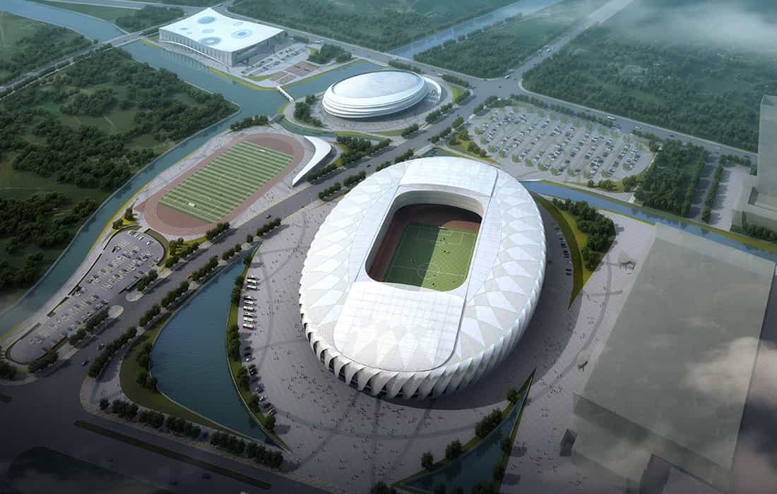 紹興縣體育中心建設工程