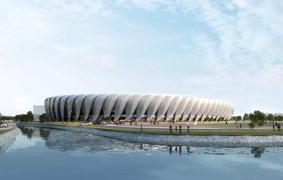 紹興縣體育中心建設工程