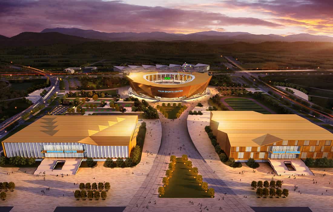 榆林體育中心、會展中心建設工程