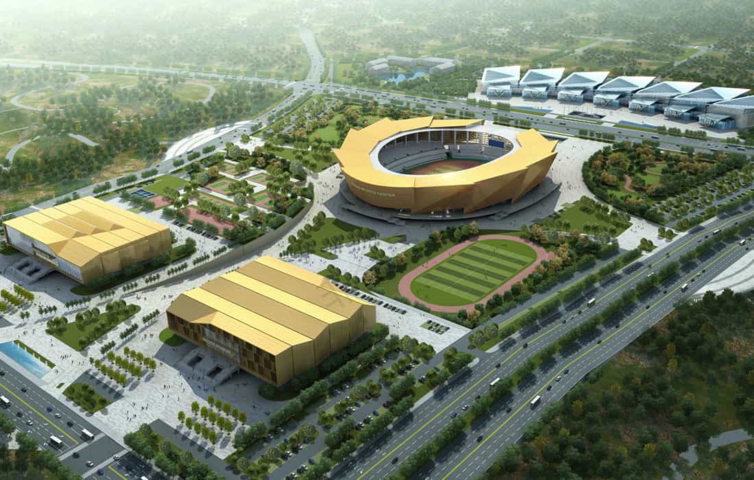 榆林體育中心、會展中心建設工程