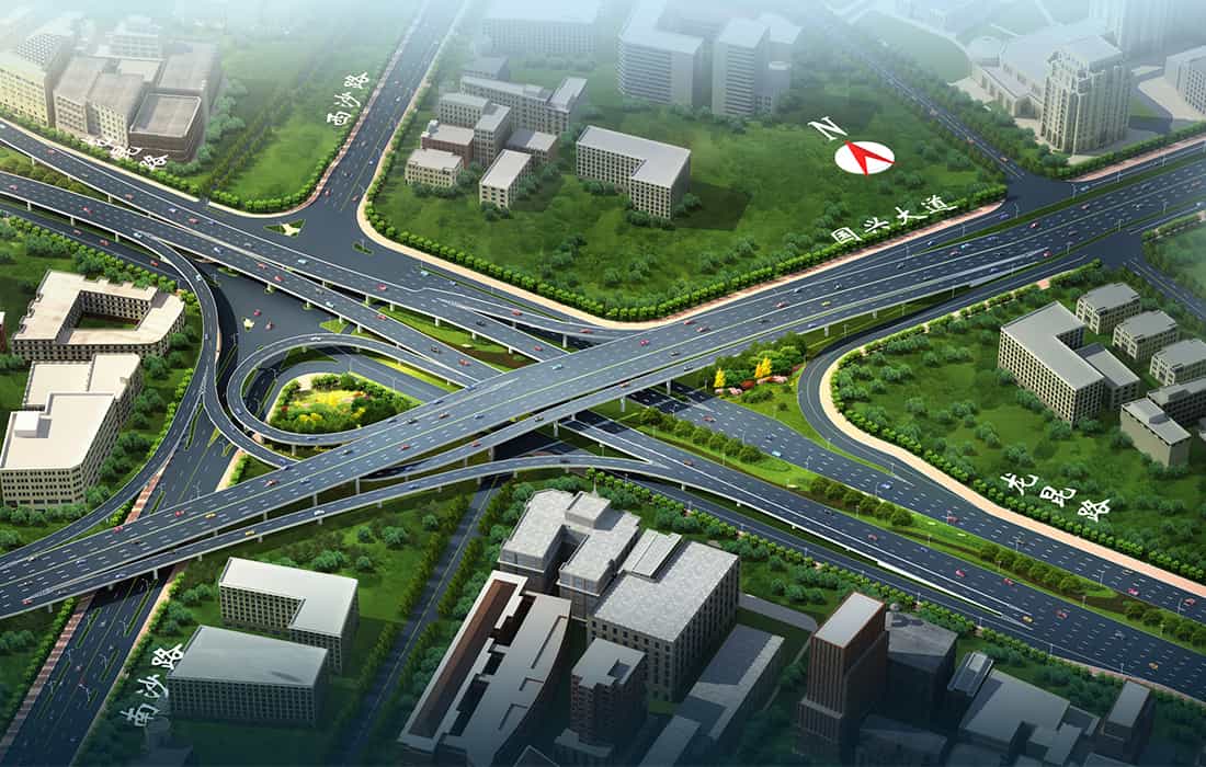 ?？谑锌焖俾肪W骨干工程海秀快速路工程