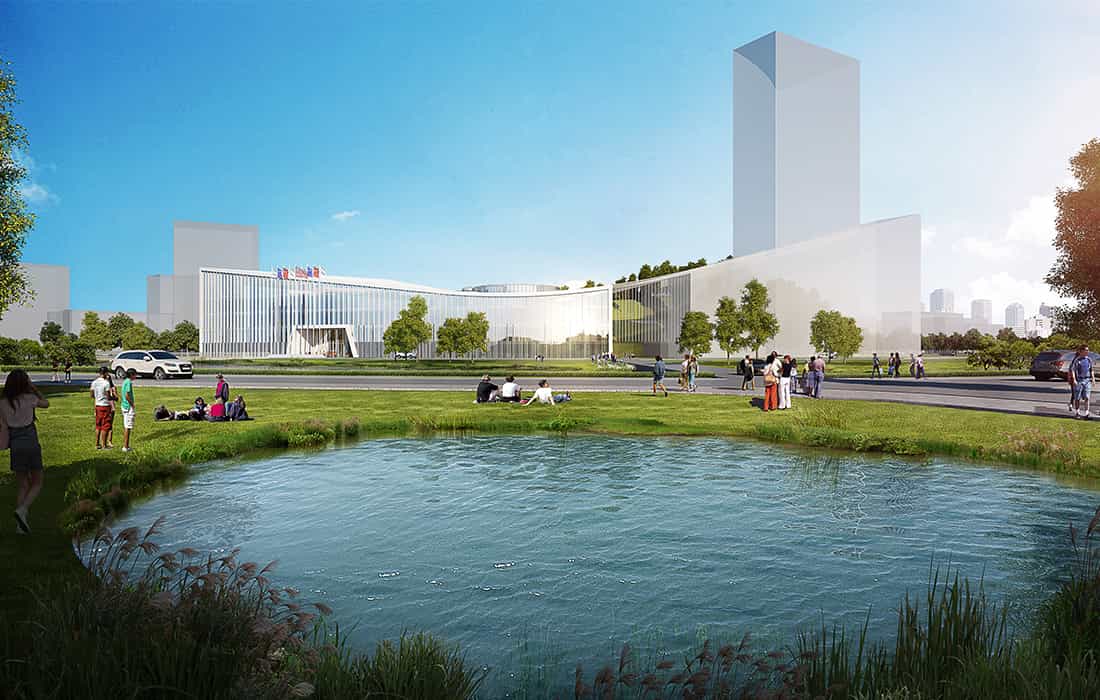 The roof project of the auditorium of Southern University of Science and Technology