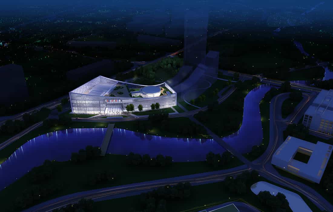 The roof project of the auditorium of Southern University of Science and Technology