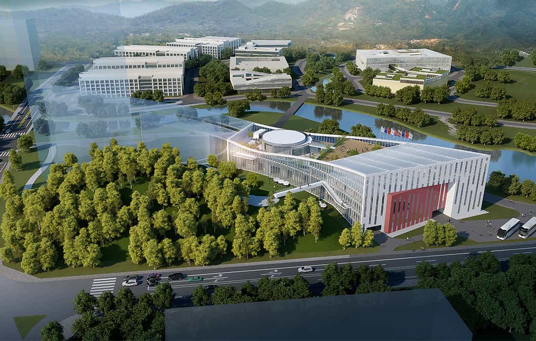 The roof project of the auditorium of Southern University of Science and Technology